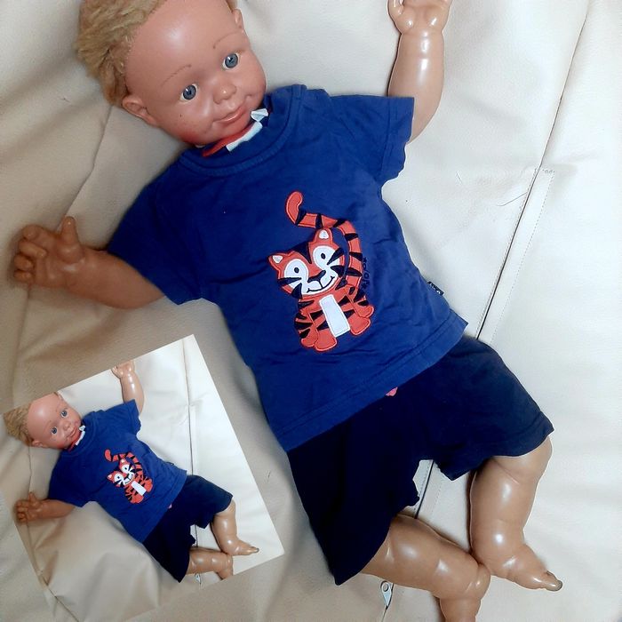 Zestaw LATO roz 62/68 9 sztuk mega paka komplet chłopca wyprawka rampe