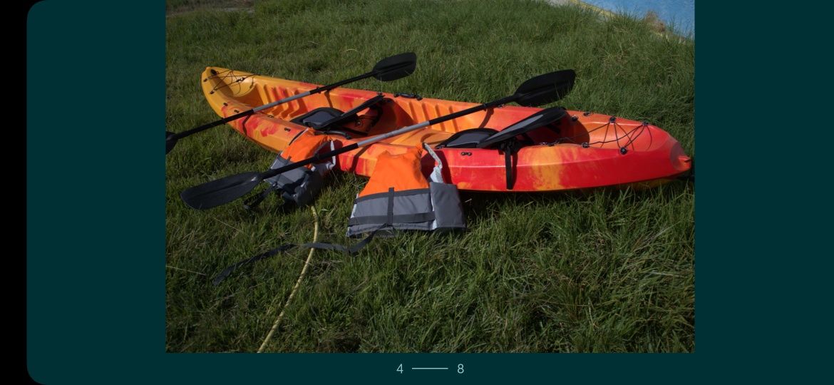 Kayak com 2 utilizações