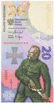 Banknot kolekcjonerski - Bitwa Warszawska 1920 20 zł w kopercie NBP
