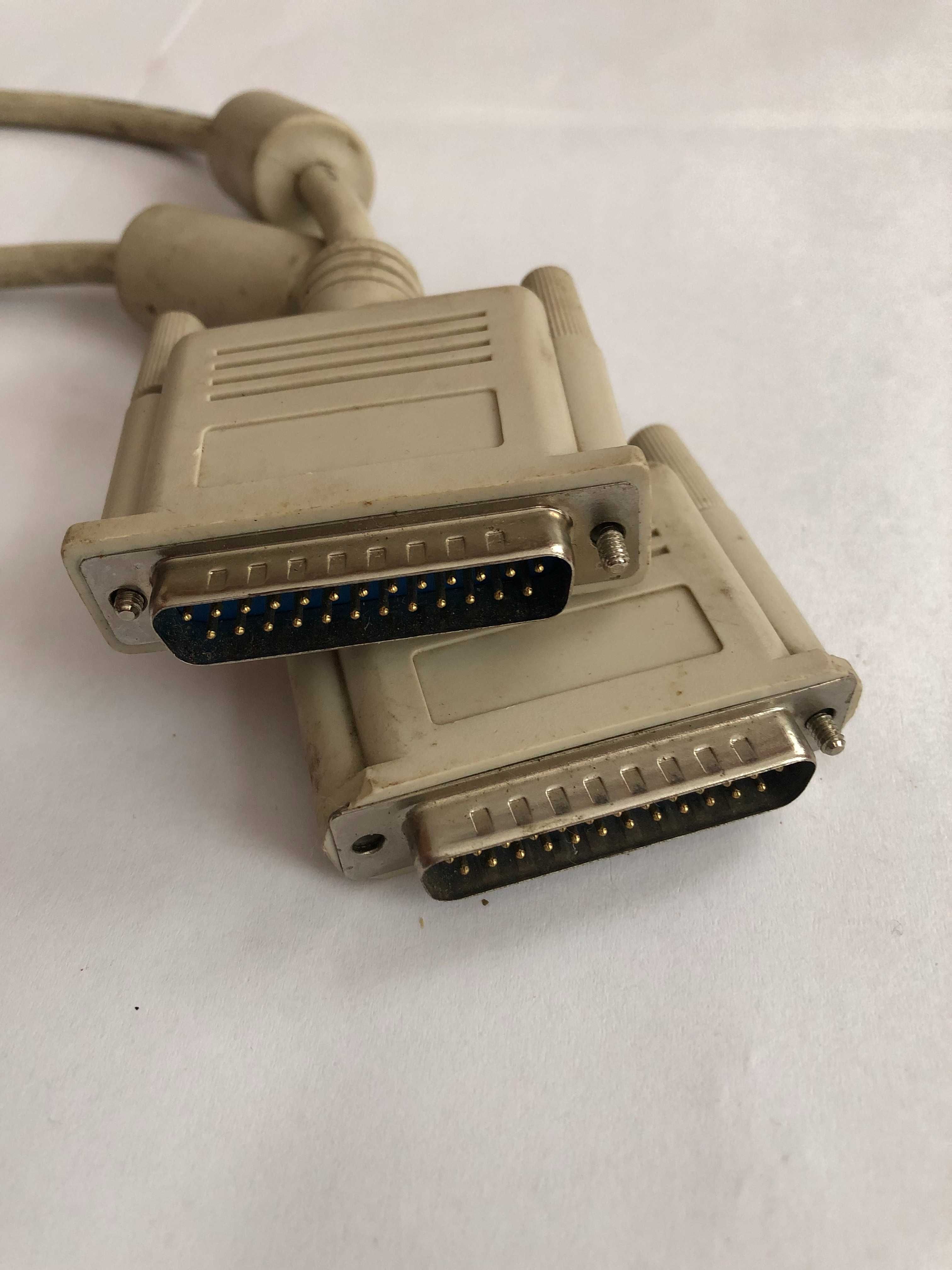 Kabel do drukarki lub skanera 25 pin/ 25 pin typ męski