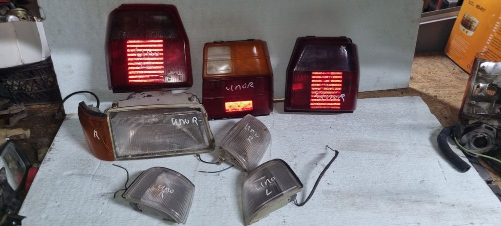 Фара оптика фари fiat uno фиат унофіат уно рест дорест