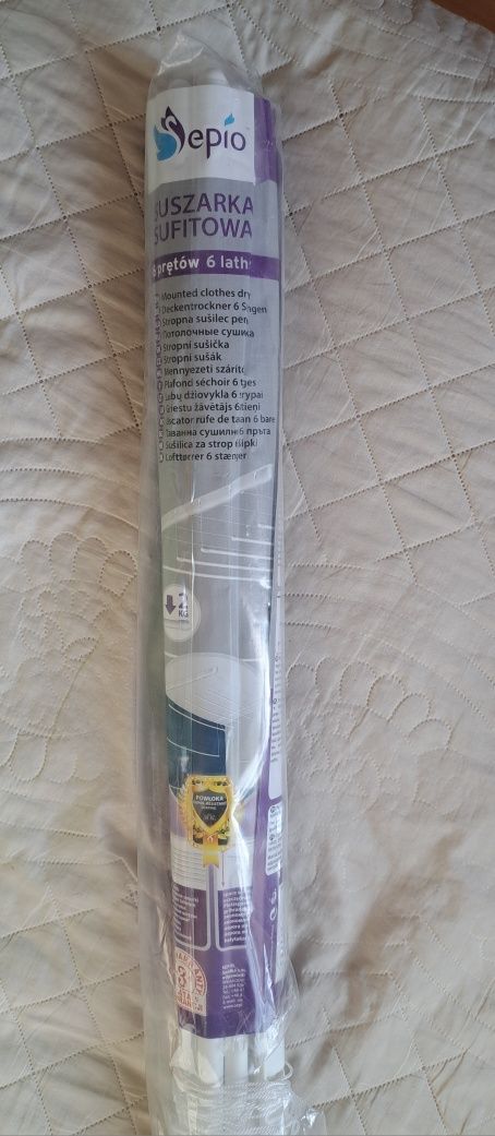 Suszarka sufitowa SEPIO 120 cm NOWA