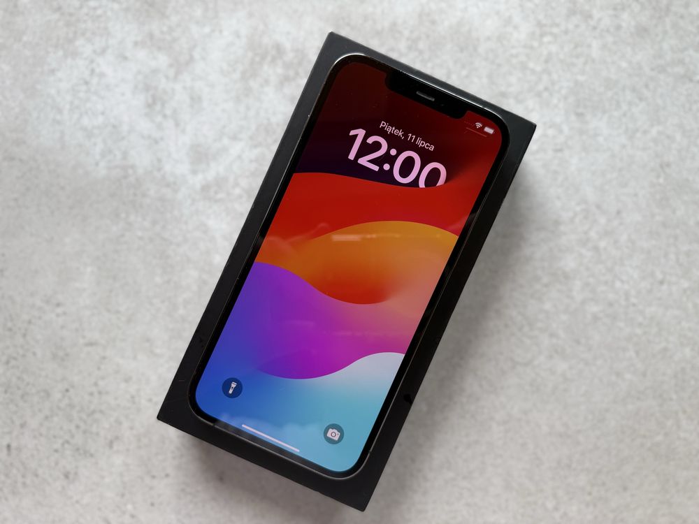 iPhone 12 PRO Max 512GB komplet oraz konsola BackBone w zestawie GREY
