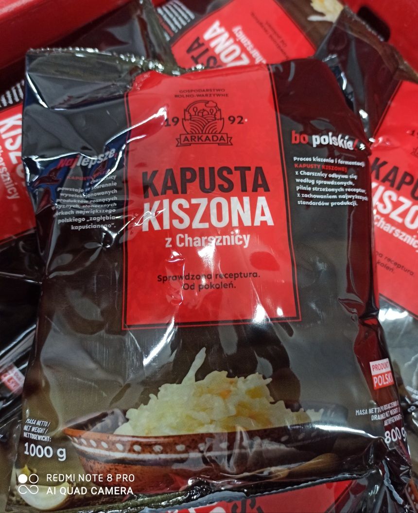 Kapusta kiszona z marchewką od rolnika