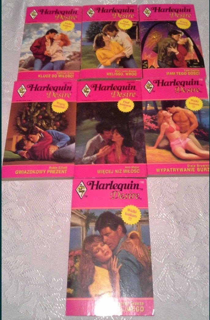 Harlequin Desire - kolekcja książek

Stan Nowe. Wydanie I. 1984 rok