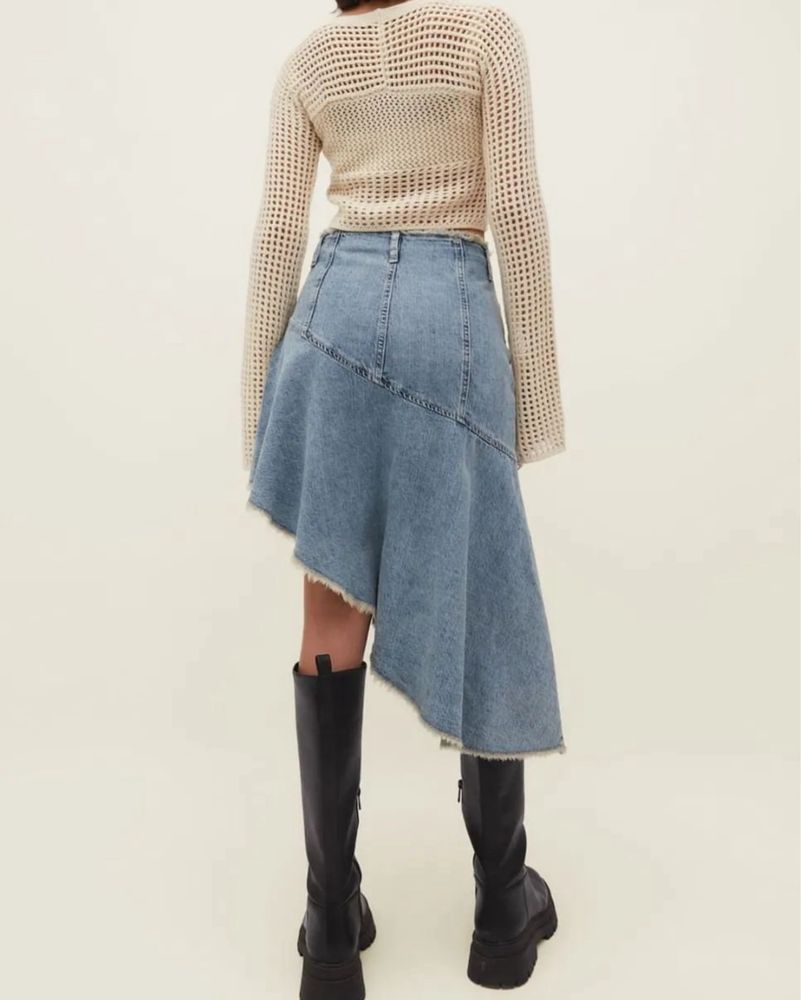 Юбка спідниця джинсова xs/s  stradivarius нова 36 s