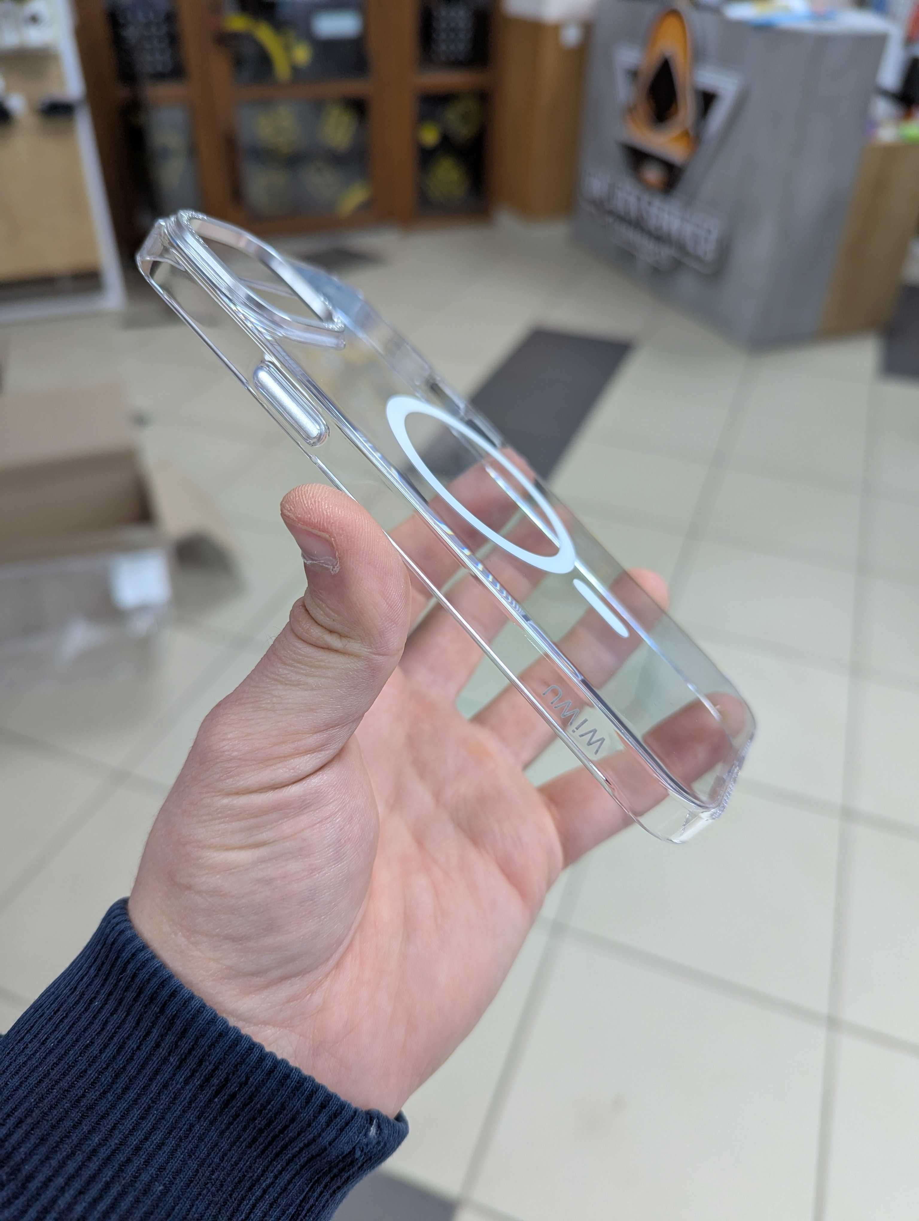 iPhone 14 Plus Чехол Rock Pure Magnetic Прозорий чохол Magsafe