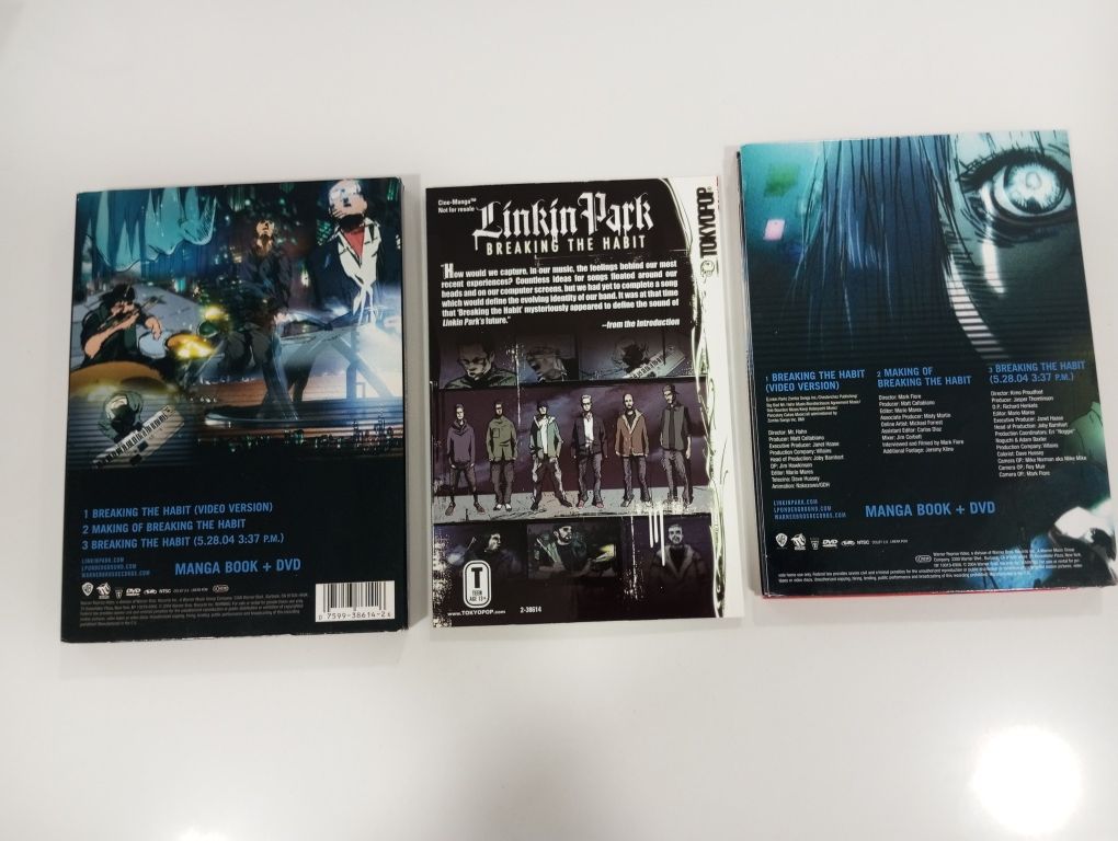 Linkin park breaking the habit Manga+dvd limited edition
