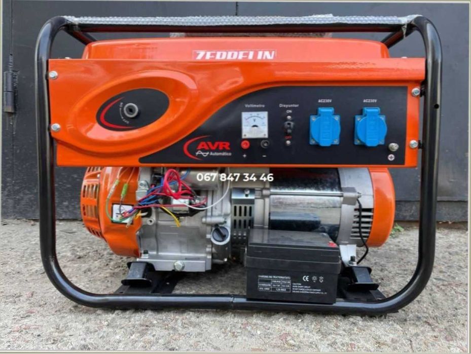 Генератор Zeppelin GZ 5500 Испания 5,5 кВт Электростартер + Доставка