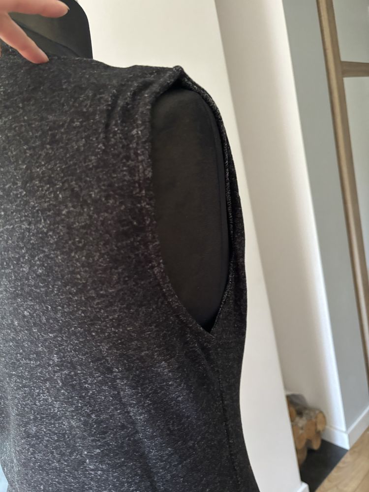 Wiskozowa, asymetryczna sukienka asos rozmiar 46 plus size