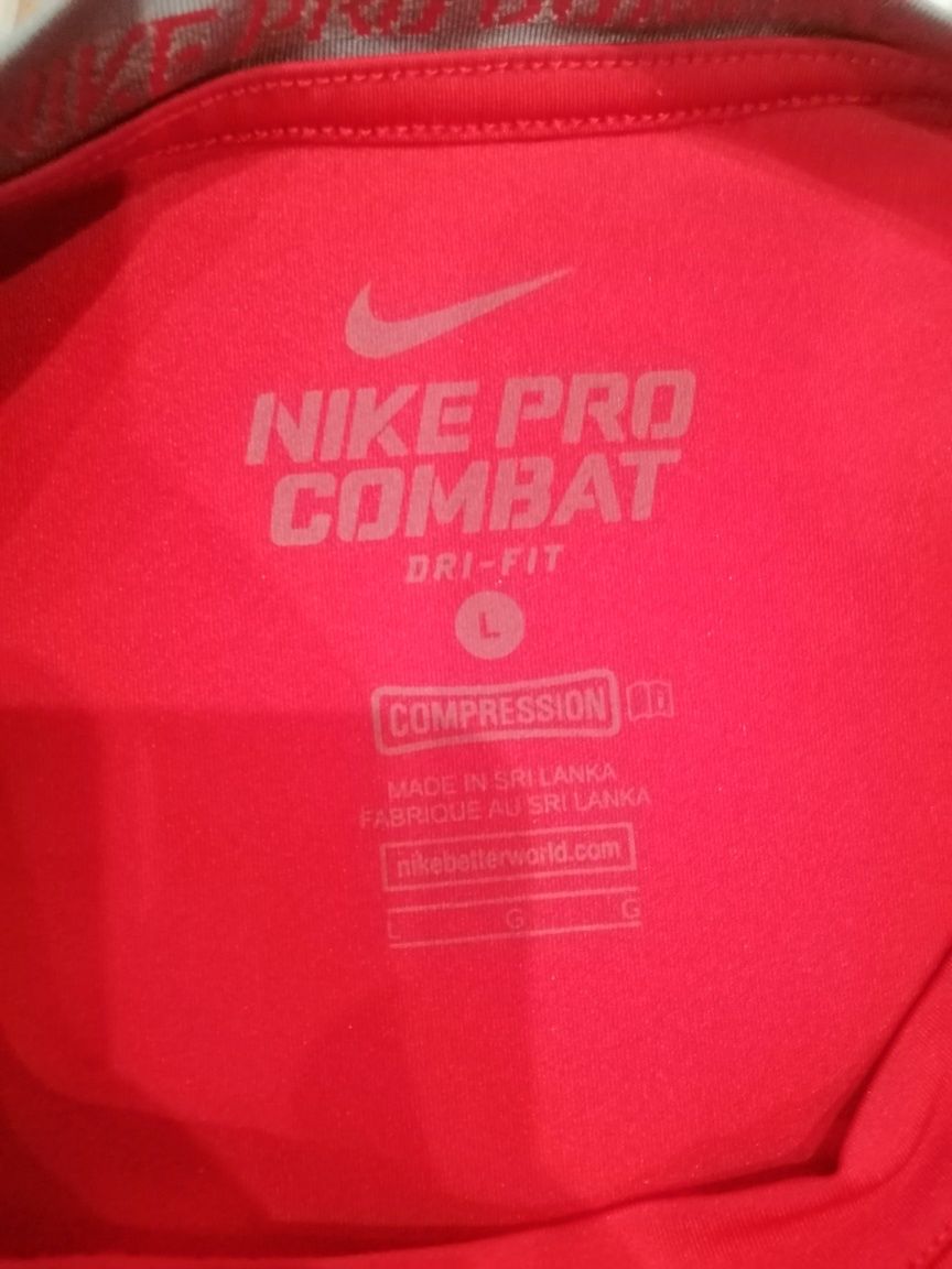 Компрессионная, термо футболка Nike pro combat
