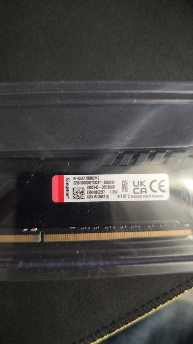 Kingston Fury Beast DDR4 - 16GB (2x8GB) - 3600MHz CL17