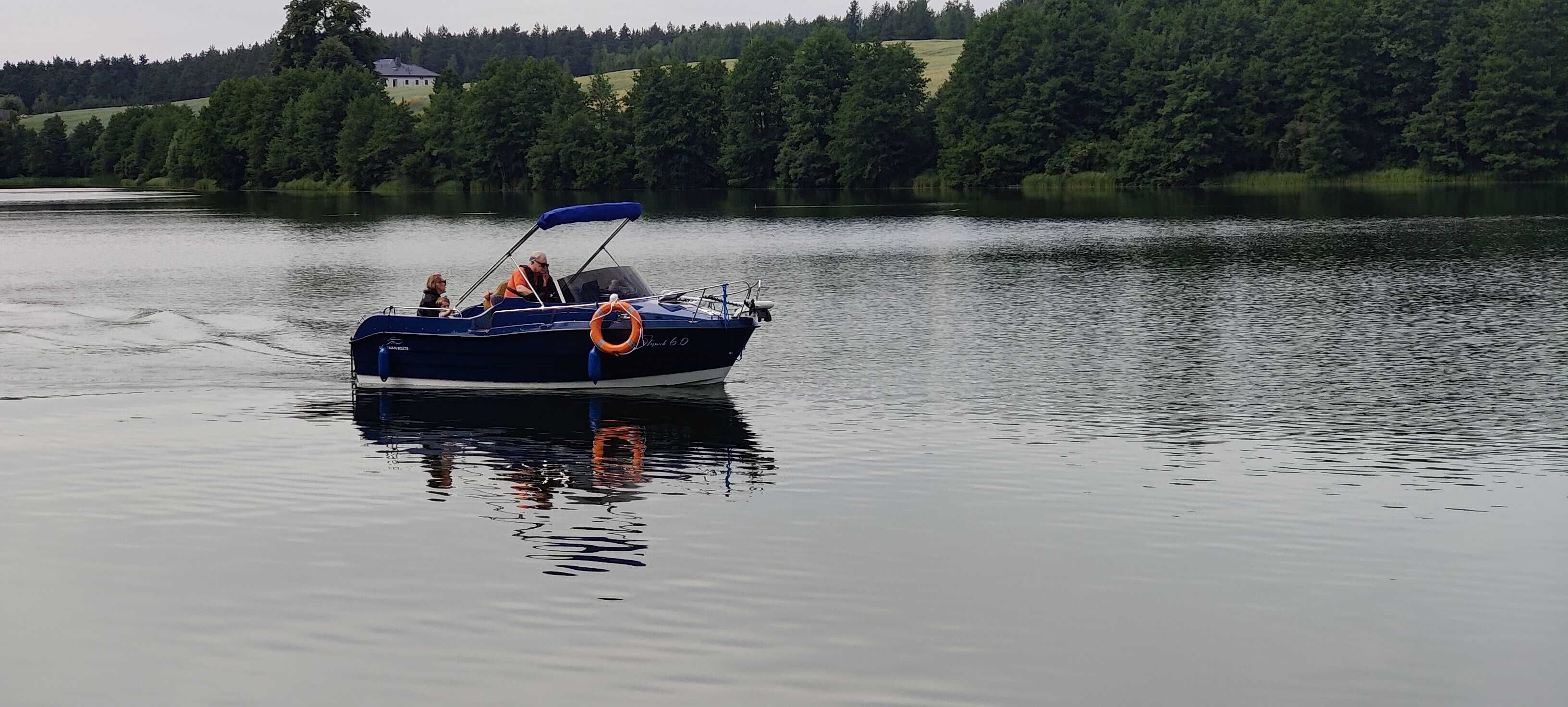 Łódź motorowa, motorówka kabinowa ELEKTRYCZNA Lakeman 540 Open-E