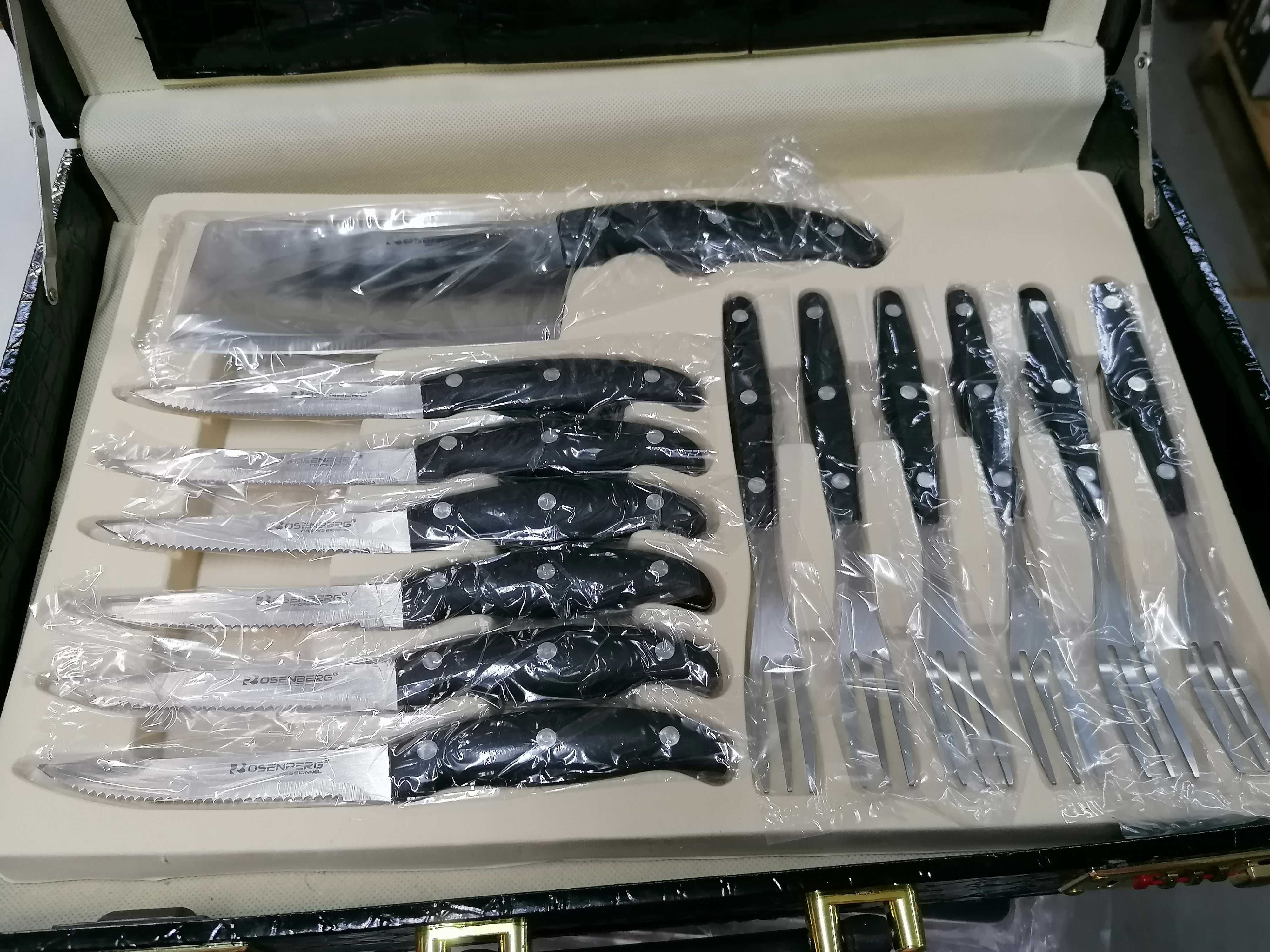 Conjunto Facas Rosenberg Chefe Cozinha 25 Peças