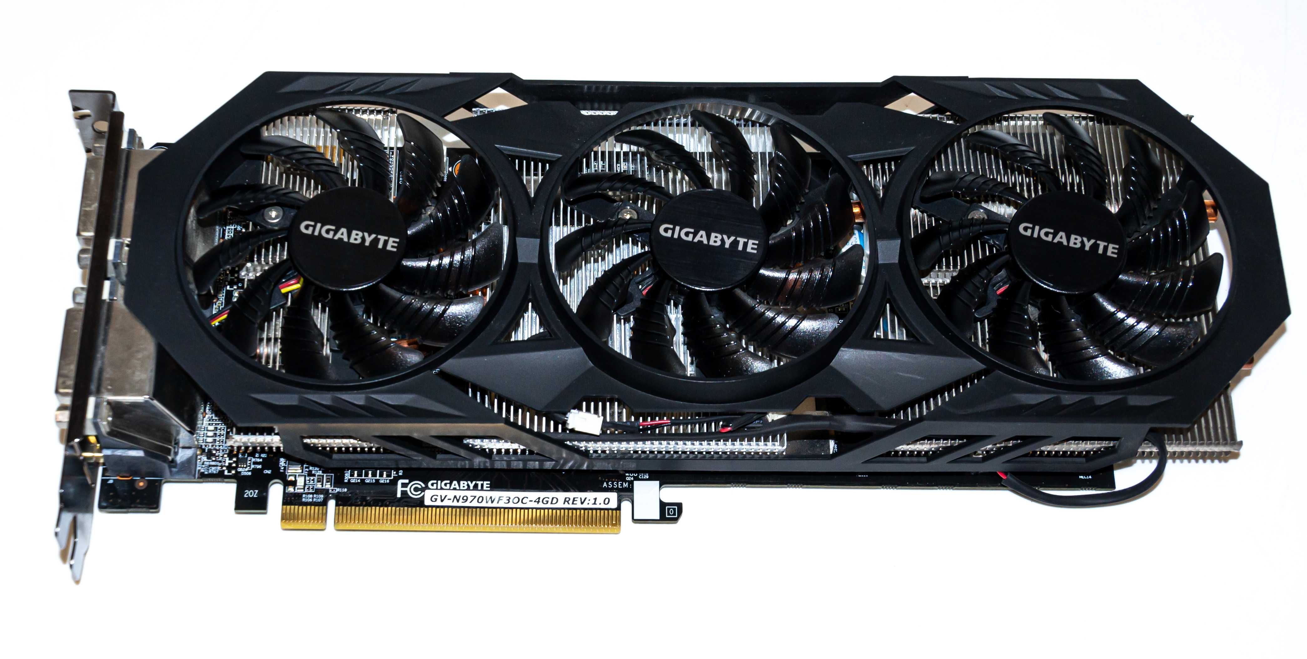 nVidia GeForce GTX970 Gigabyte WindForce III OC 4GB 256bit HDMI DP DVI
