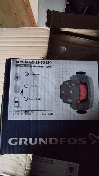 Nowa pompa centralnego ogrzewania