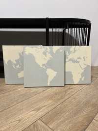 Три картини IKEA - Карта світу