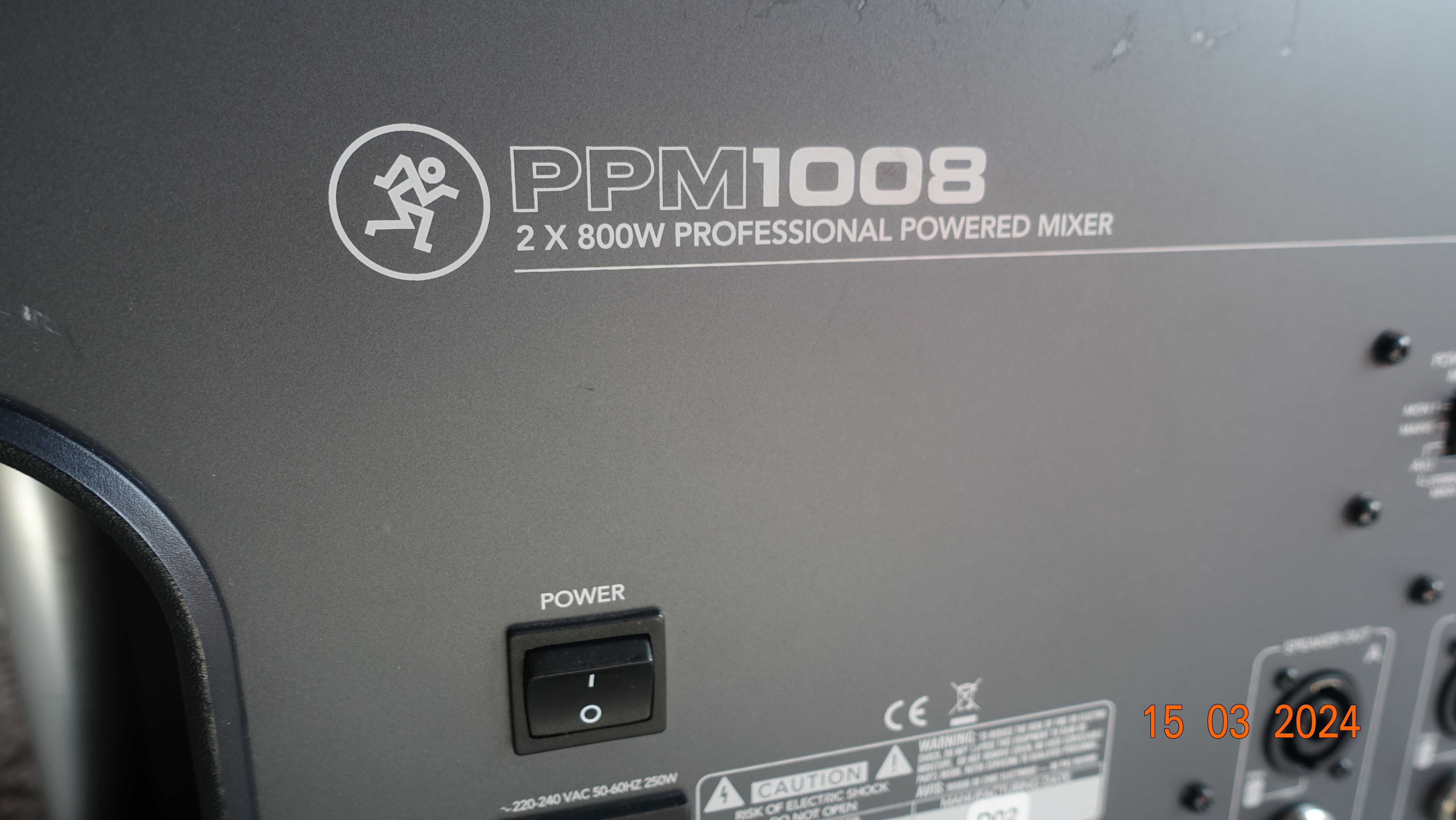 Powermixer Mackie PPM 1008 (stan idealny)