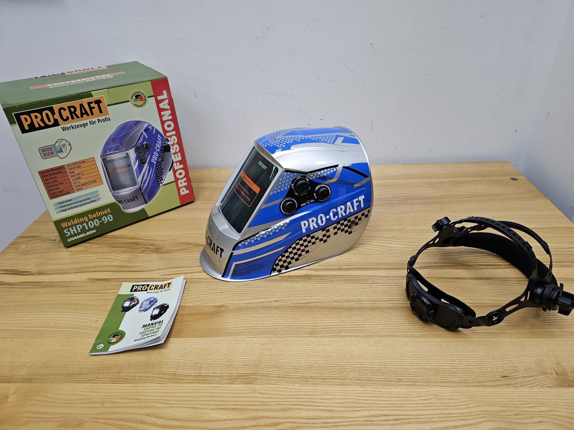 Маска сварочная Procraft SHP100-90 Хамелеон Professional Гарантия 36м.