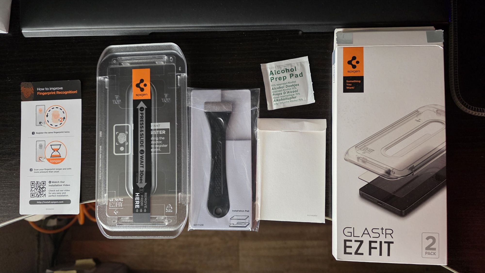 Vidro Temperado 9H Spigen Glastr EZ Fit para Samsung S25 ultra