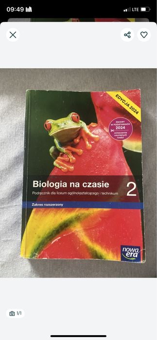 Biologia na czasie 2 podręcznik