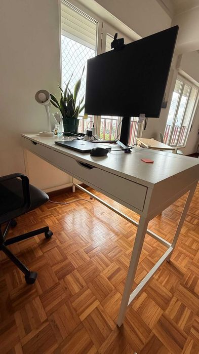 Secretaria Branca Alex  100x48 cm