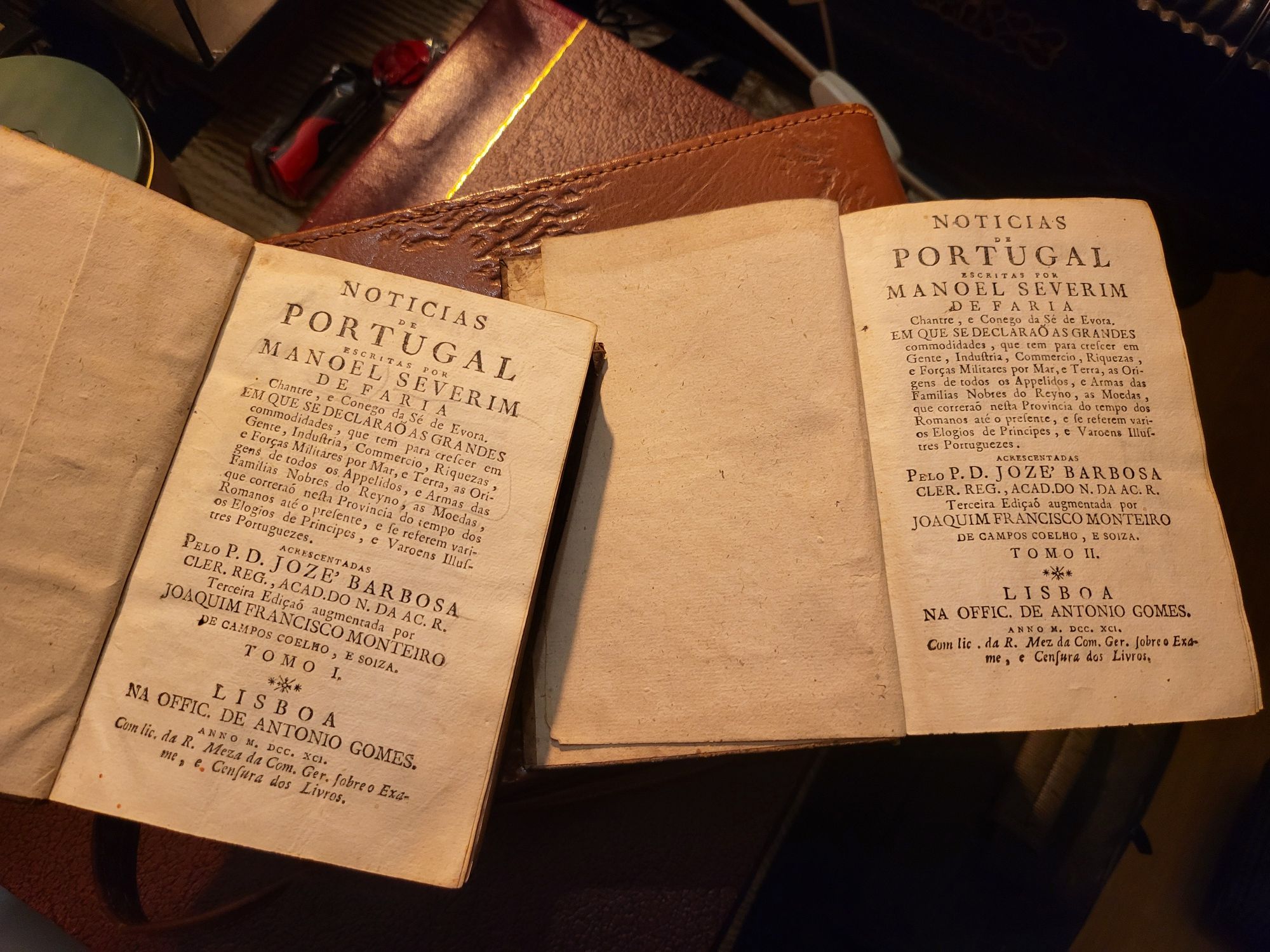 Preco final M. SEVERIM DE FARIA - Notícias de Portugal - 1791 ARQUEOL.