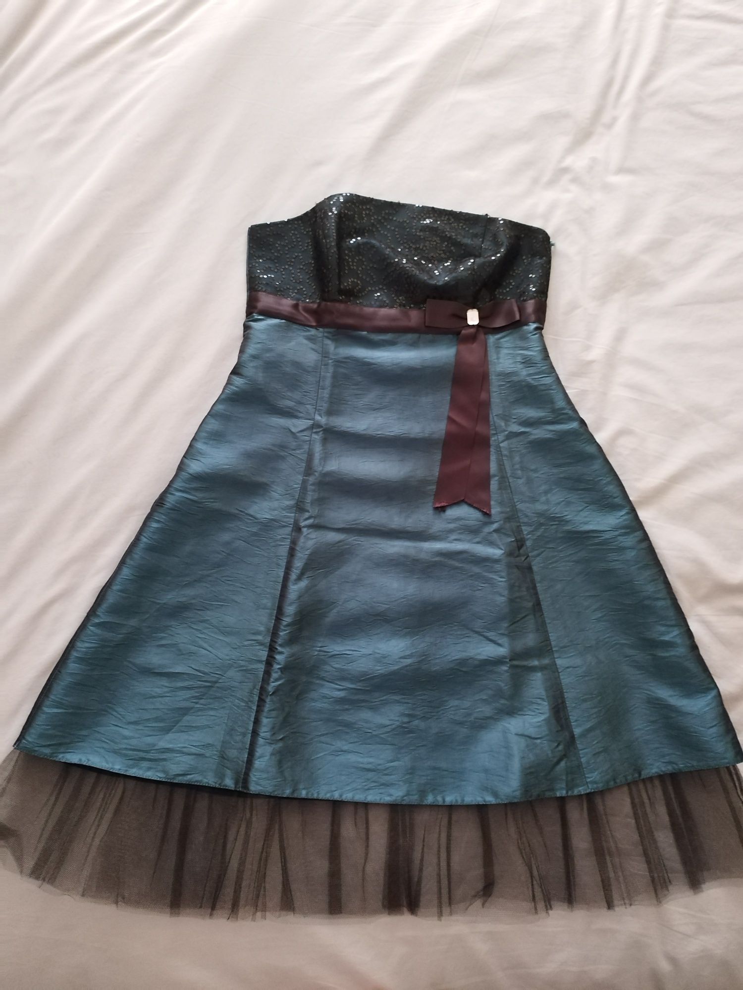 Vestido de cerimónia Azul