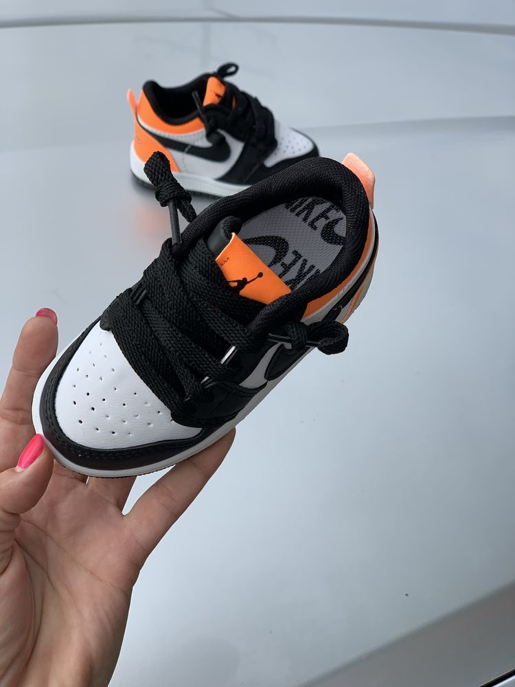 Кросівки дитячі Nike Air Jordan Black Orange р.21-24