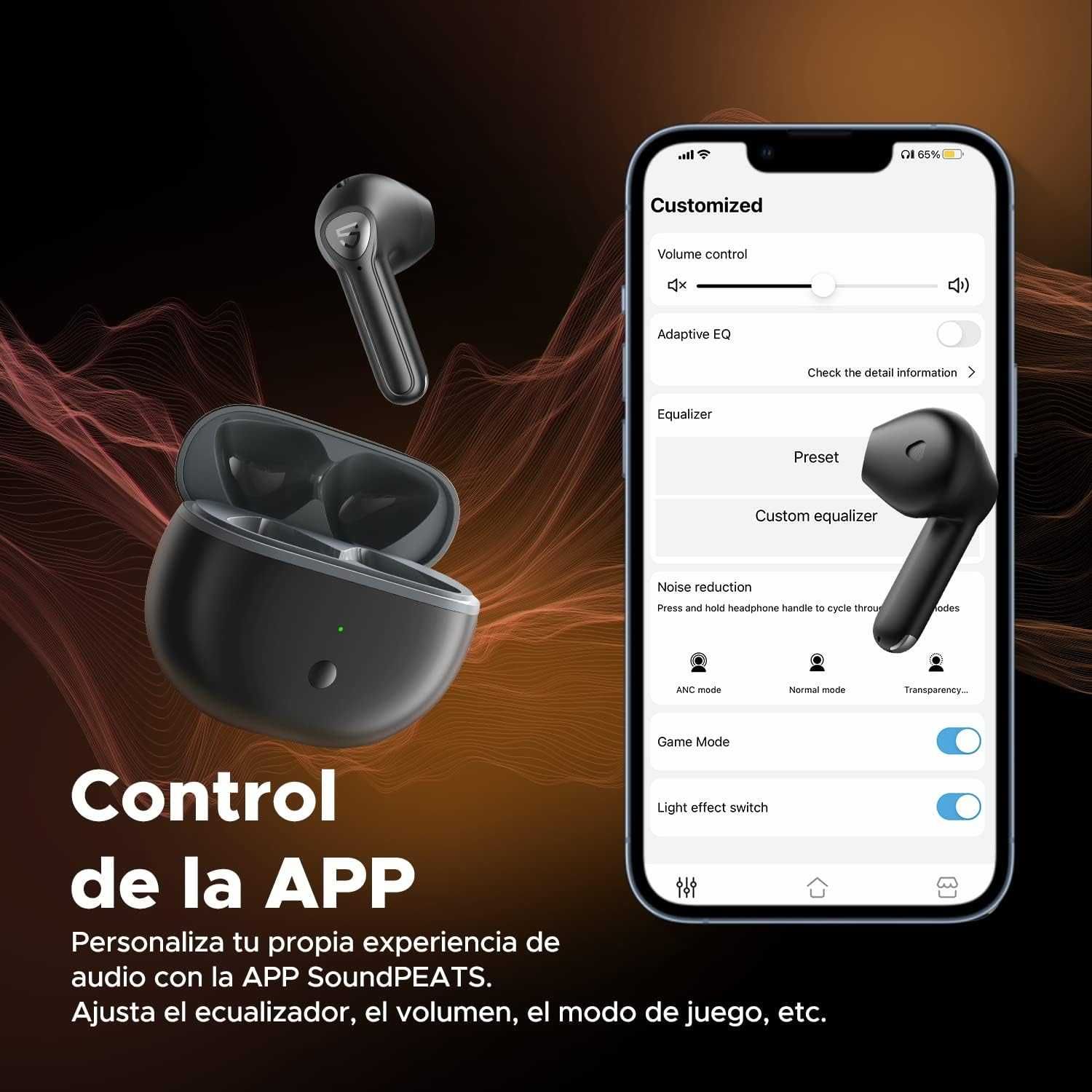 SoundPEATS Air3 Deluxe HS com certificação de áudio e codec LDAC