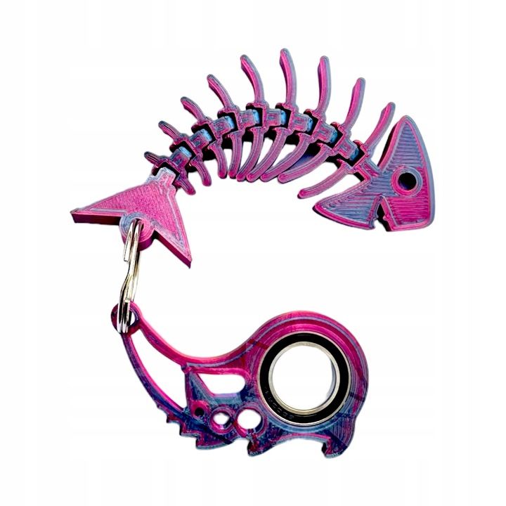 Keyspinner Keyrambit Flexi Ryba Zestaw Brelok Breloczek Do Kluczy Midn