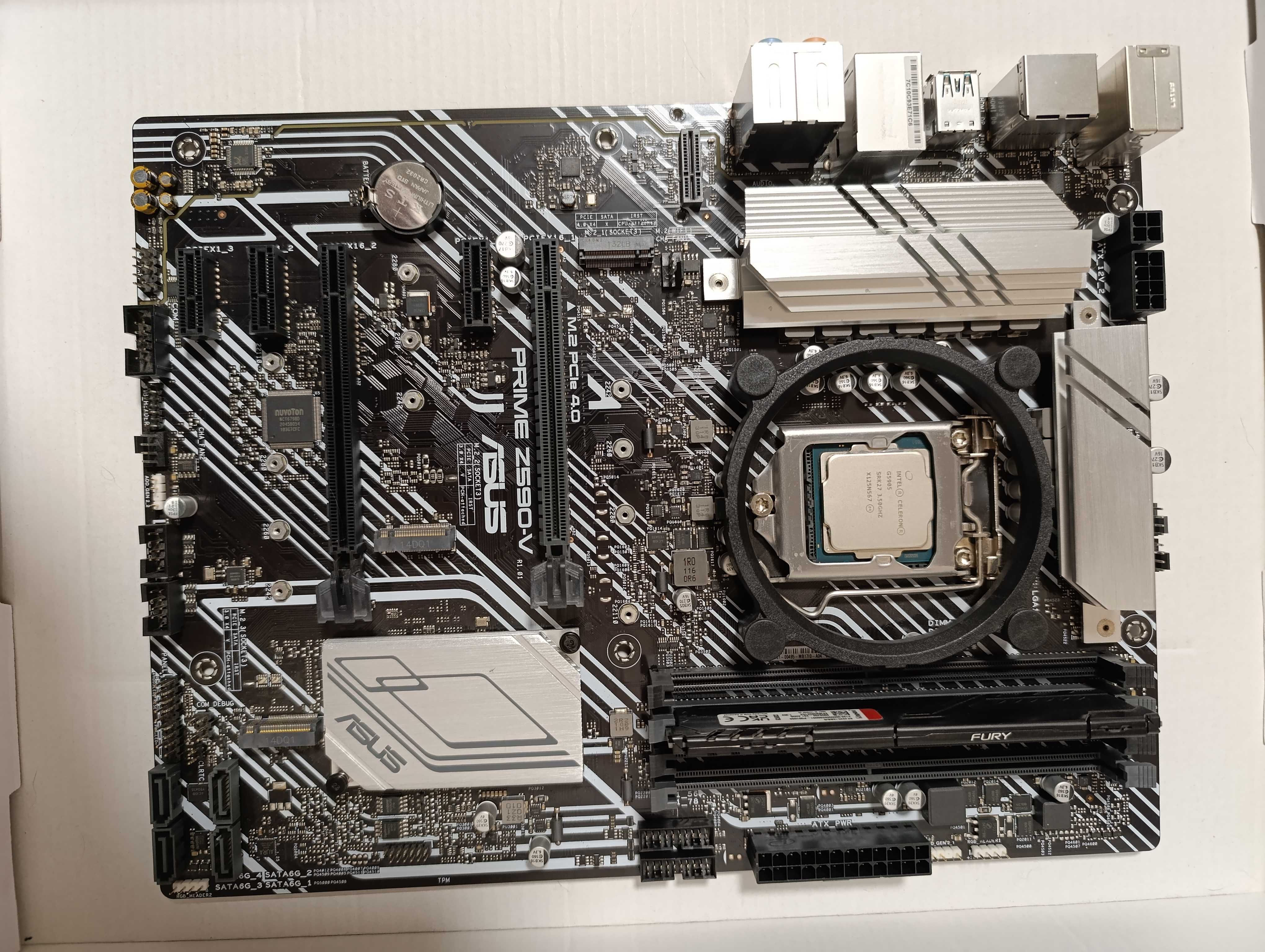 Материнська плата Asus Prime Z590-V-SI сокет 1200, Z590, PCI-E 4.0