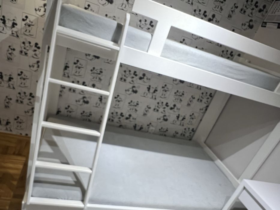 Sprzedam łóżko pietrowe duże 120/200 i 90/200