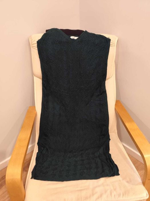 Vestido verde escuro