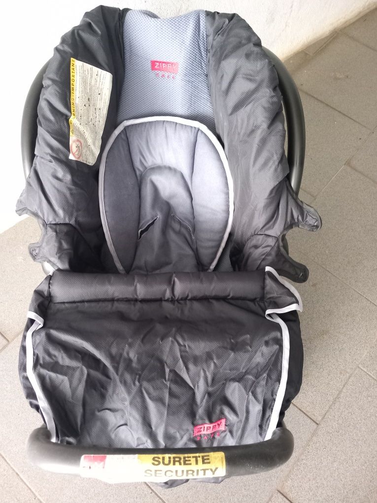 Conjunto Carrinho+Cadeira+Ovo+Isofix com acessórios