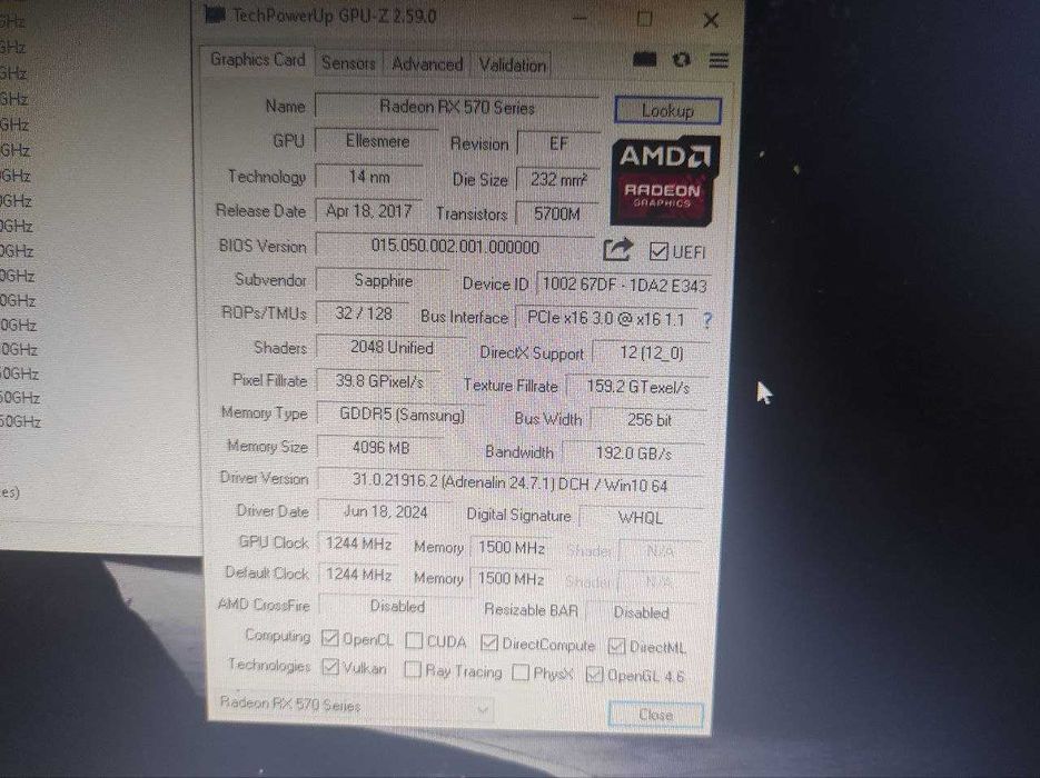 Игровой ПК I5 10400F Rx570 16gb ram