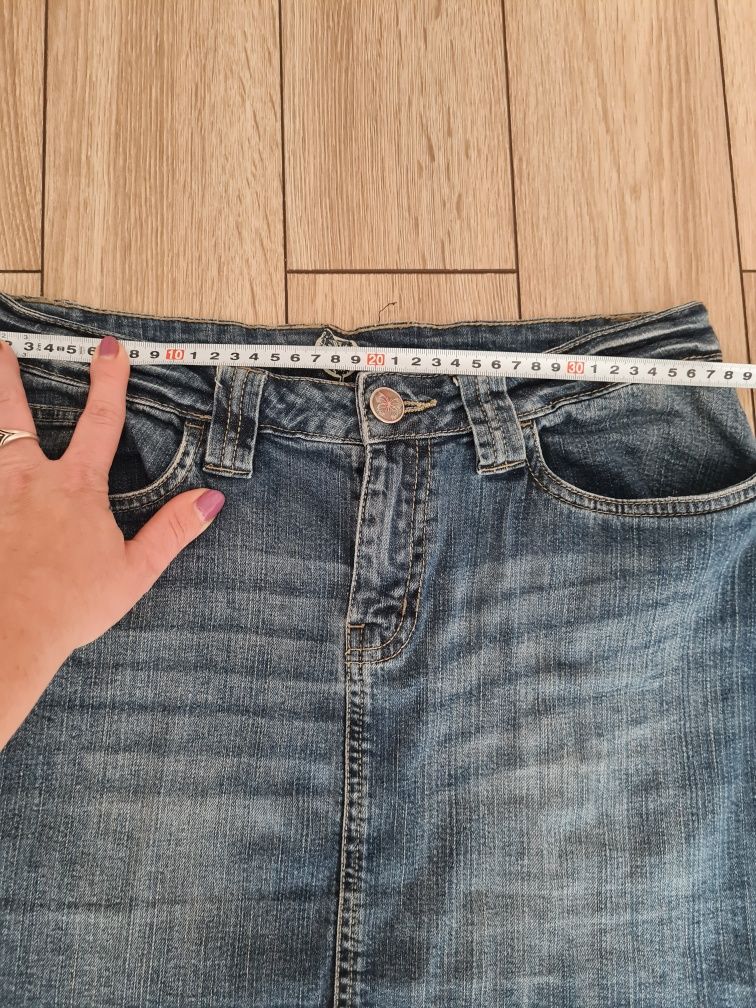 Spódnica spódniczka jeansowa dżinsowa 36