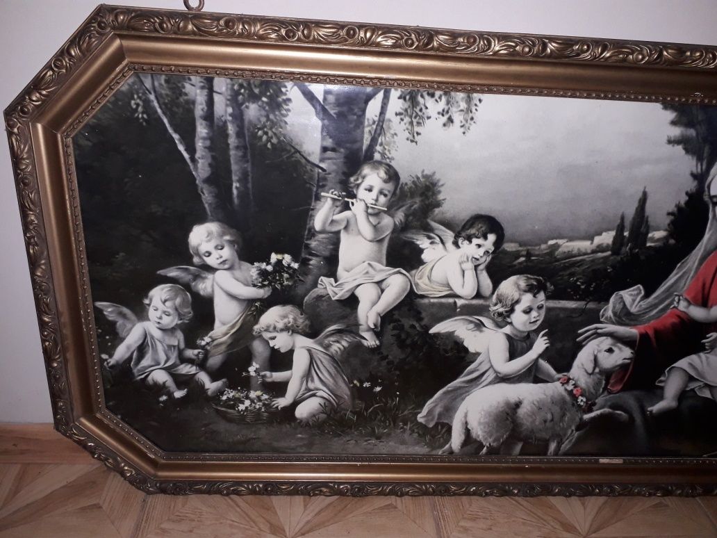Obraz święty Maria i anioły