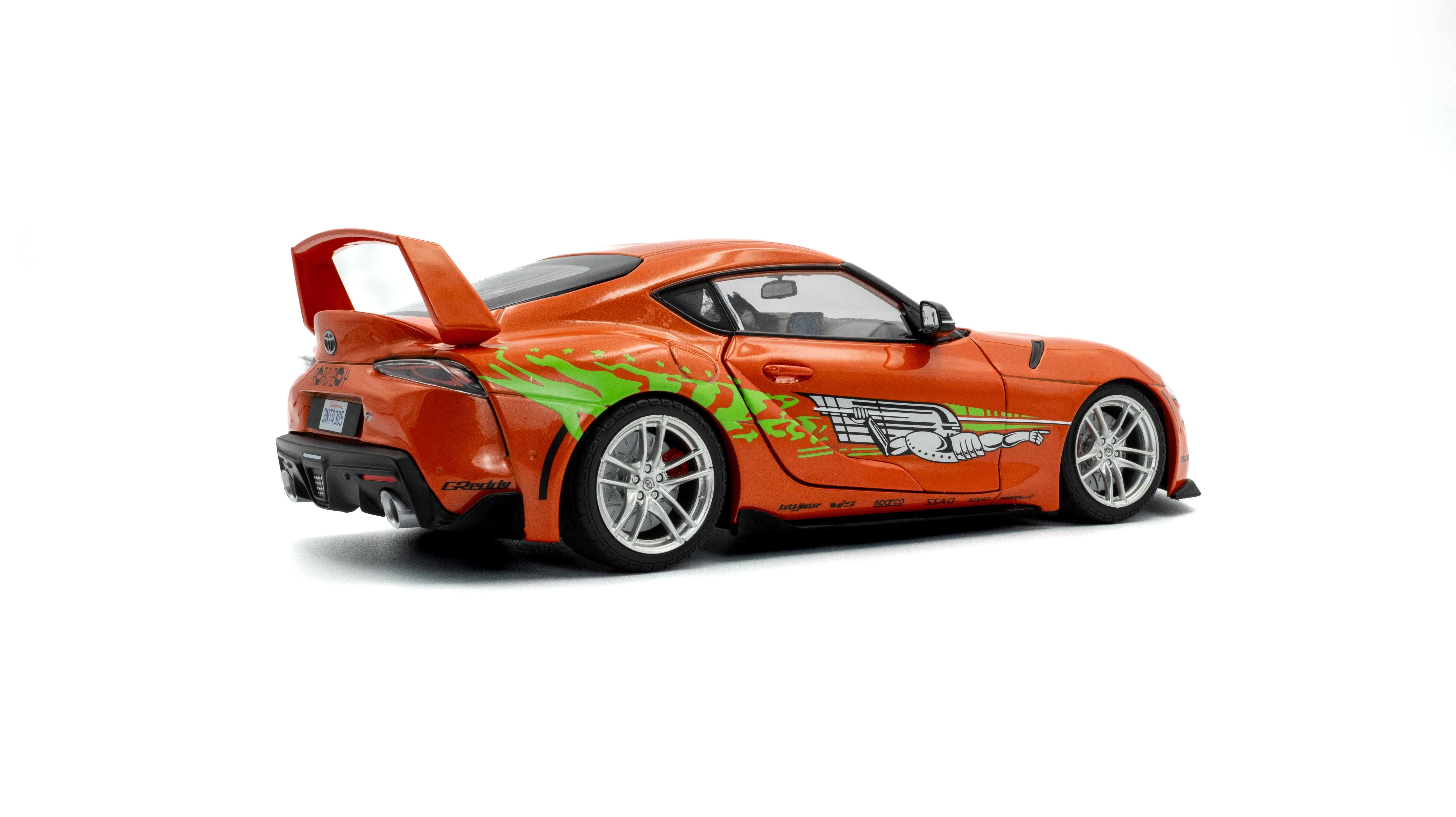 Toyota GR Supra Fast & Furious Tribute 2024 Orange/decor Solido 1:18