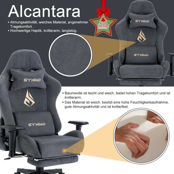 Nowy fotel biurowy / krzesło gamingowe / SYMINO / komputerowe !K508!