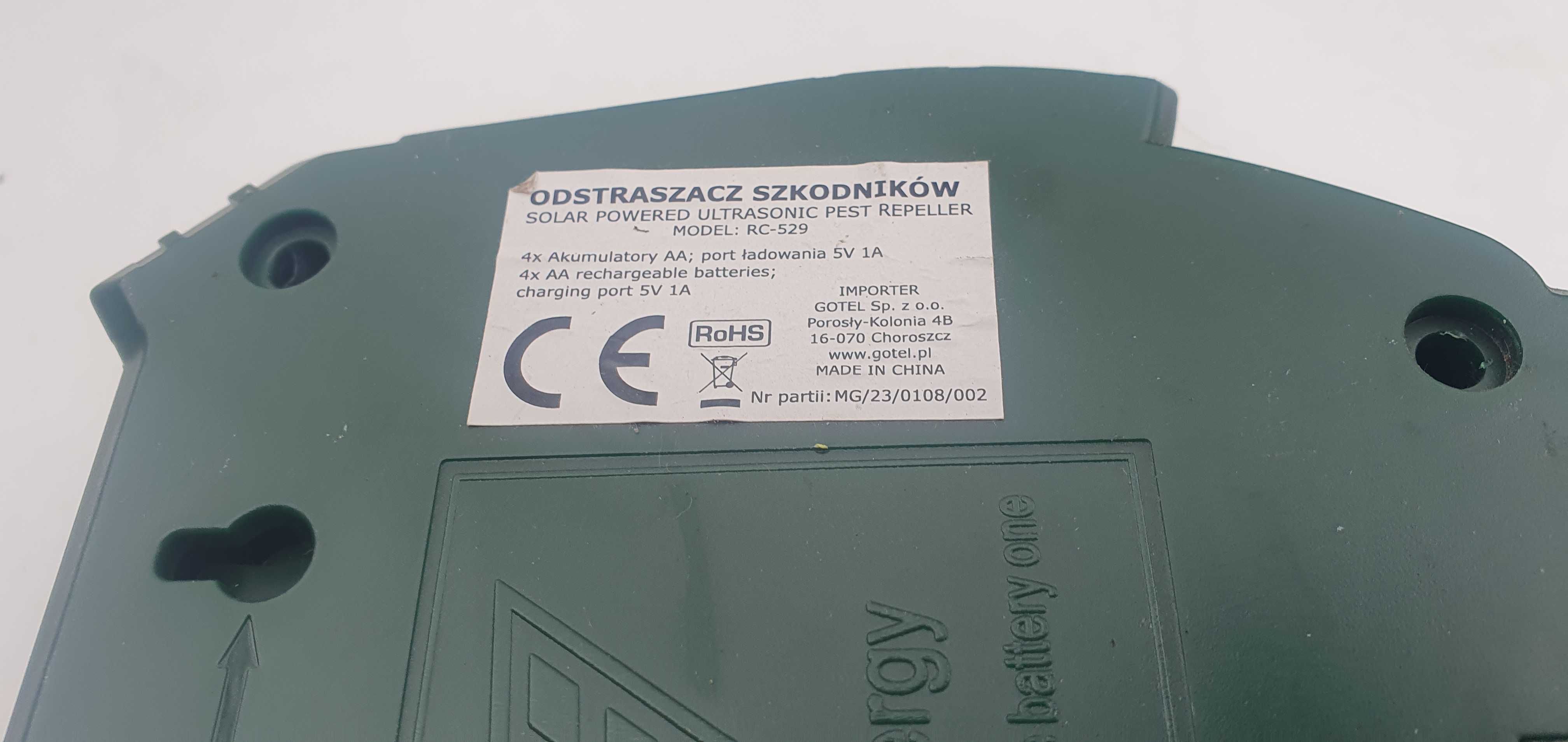 Odstraszacz solarny na dziki i inne zwierzęta