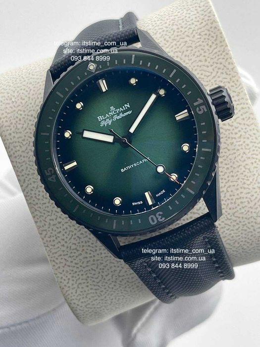 Годинник Blancpain Leman Aqua Lung / fifty fathoms / Bathyscaphe