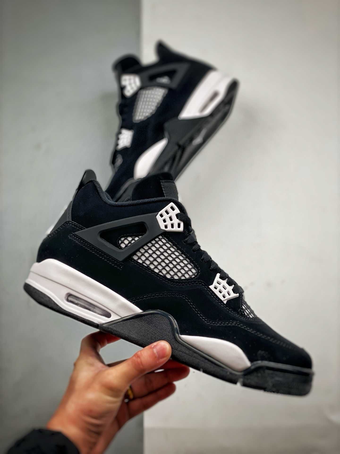 Buty Jordan 4Retro White Thunder Trampki Moda R.44