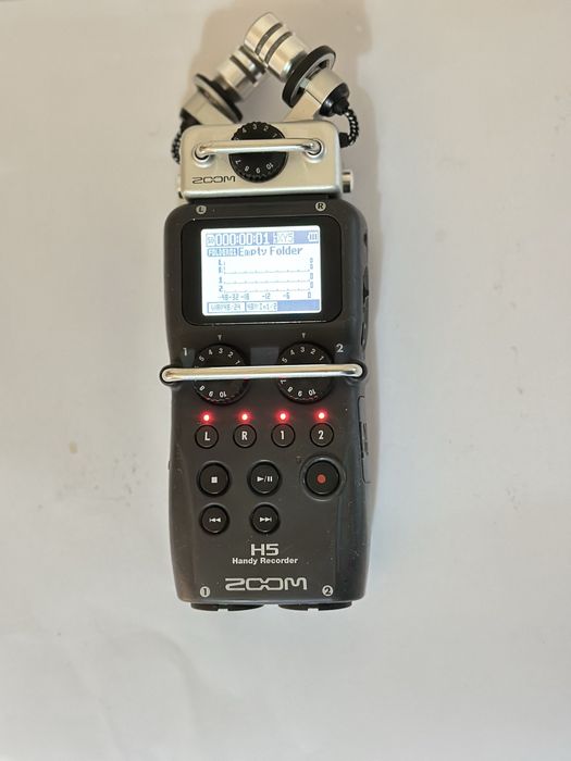 Gravador Portátil Zoom H5 com microfone sterio