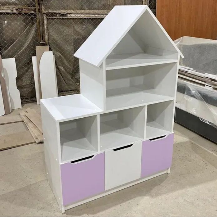 Стеллаж детский для игрушек дитячий стелаж Шафа для іграшок і книг