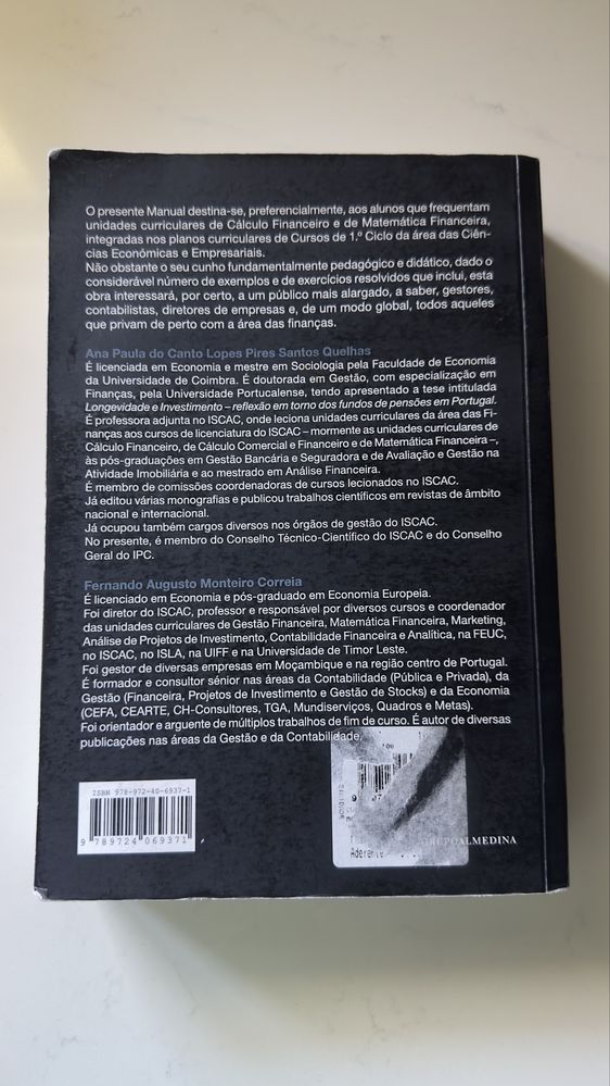 Livro - Manual Matemática Financeira
