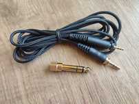 Przewód do słuchawek Philips SHP8900, SHP9000 / Shure + adapter. Nowy.