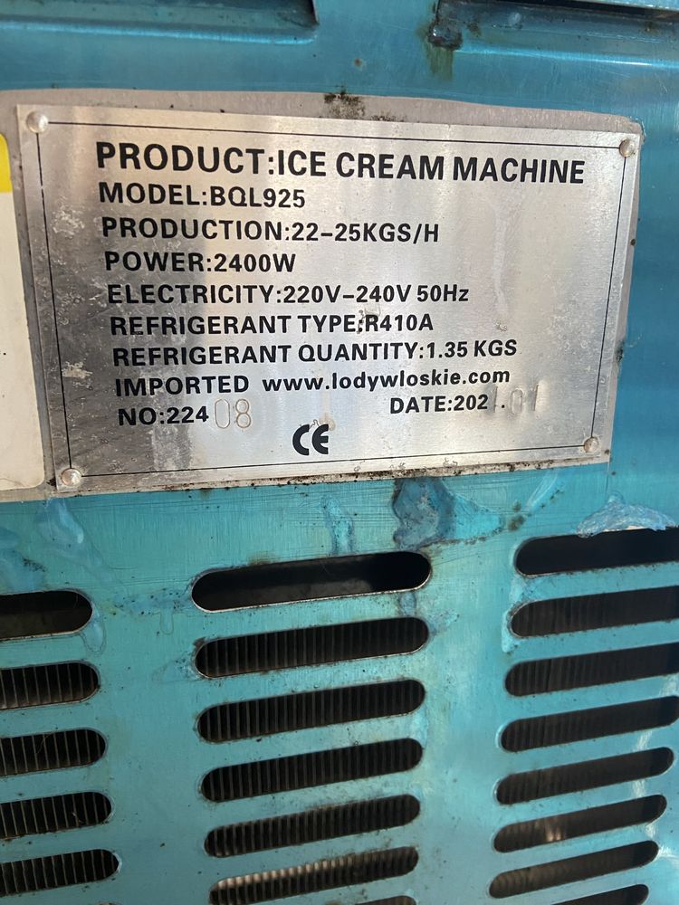 Maszyna do lodów włoskich 2400W 2021 rok