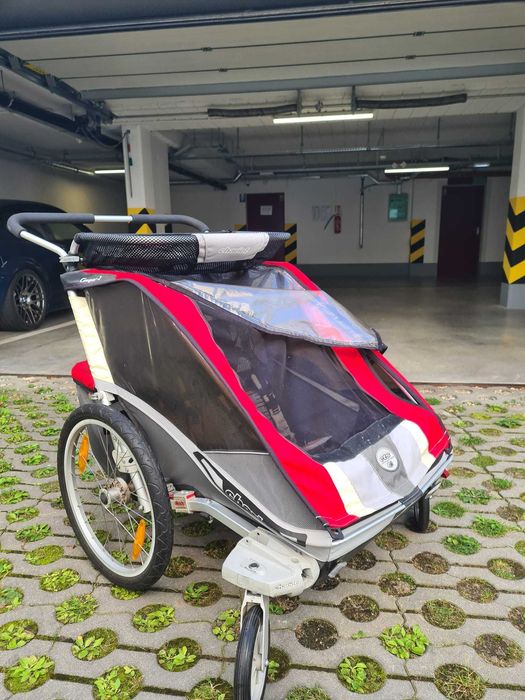 Przyczepka rowerowa Thule Chariot Cougar 2 amortyzowana dla 2 dzieci