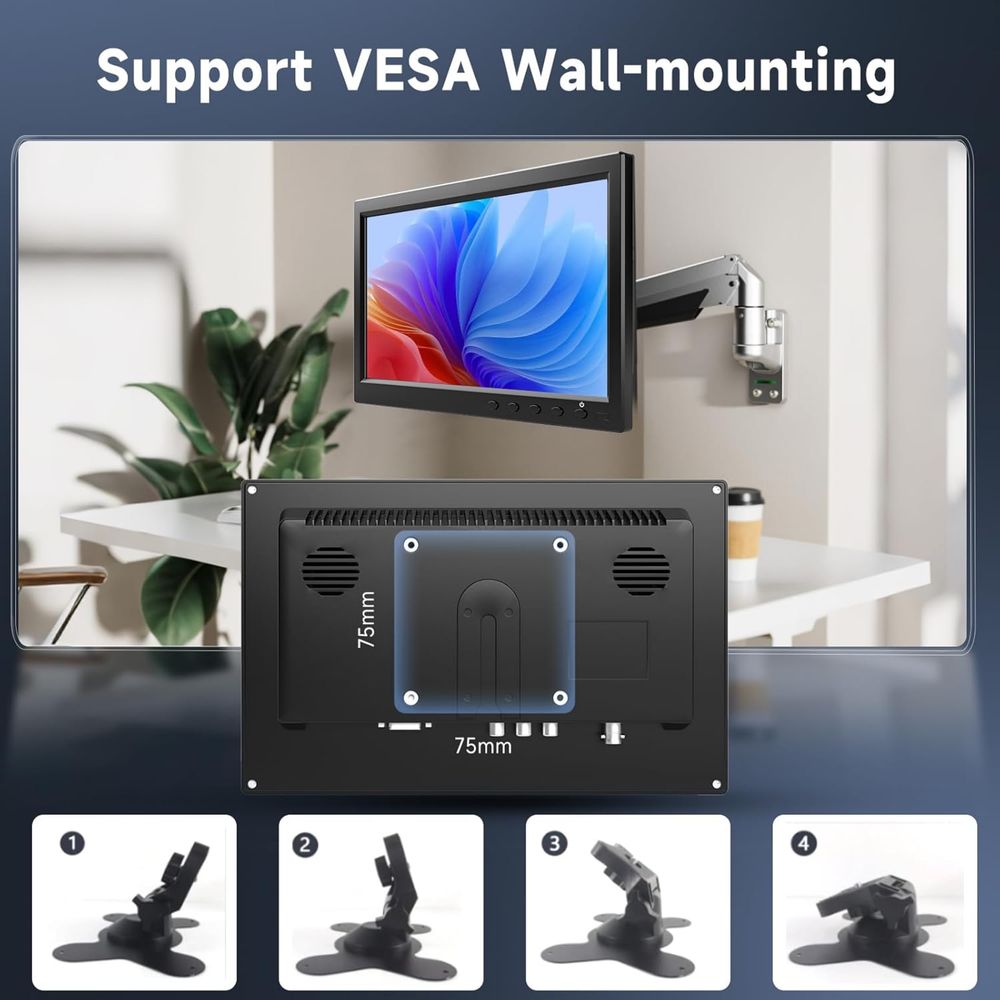 Monitor HD 10,1-Cala+polot! Monitor do Tv, kamer monitoringu,komputera